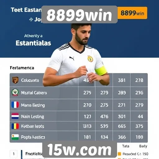 Estatísticas de jogadores ativos em 8899win