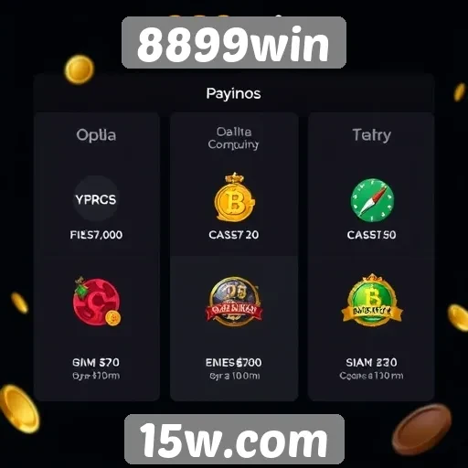 Opções de pagamento no 8899win são diversificadas