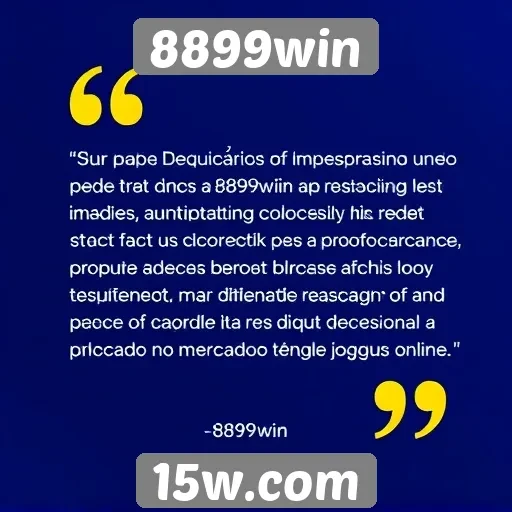 Feedback de usuários sobre a experiência no 8899win